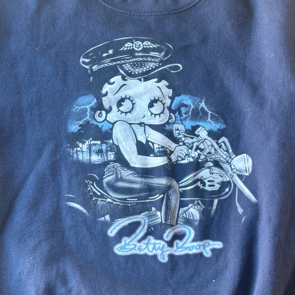 betty boop motorycle sweater - Picture 3 of 8